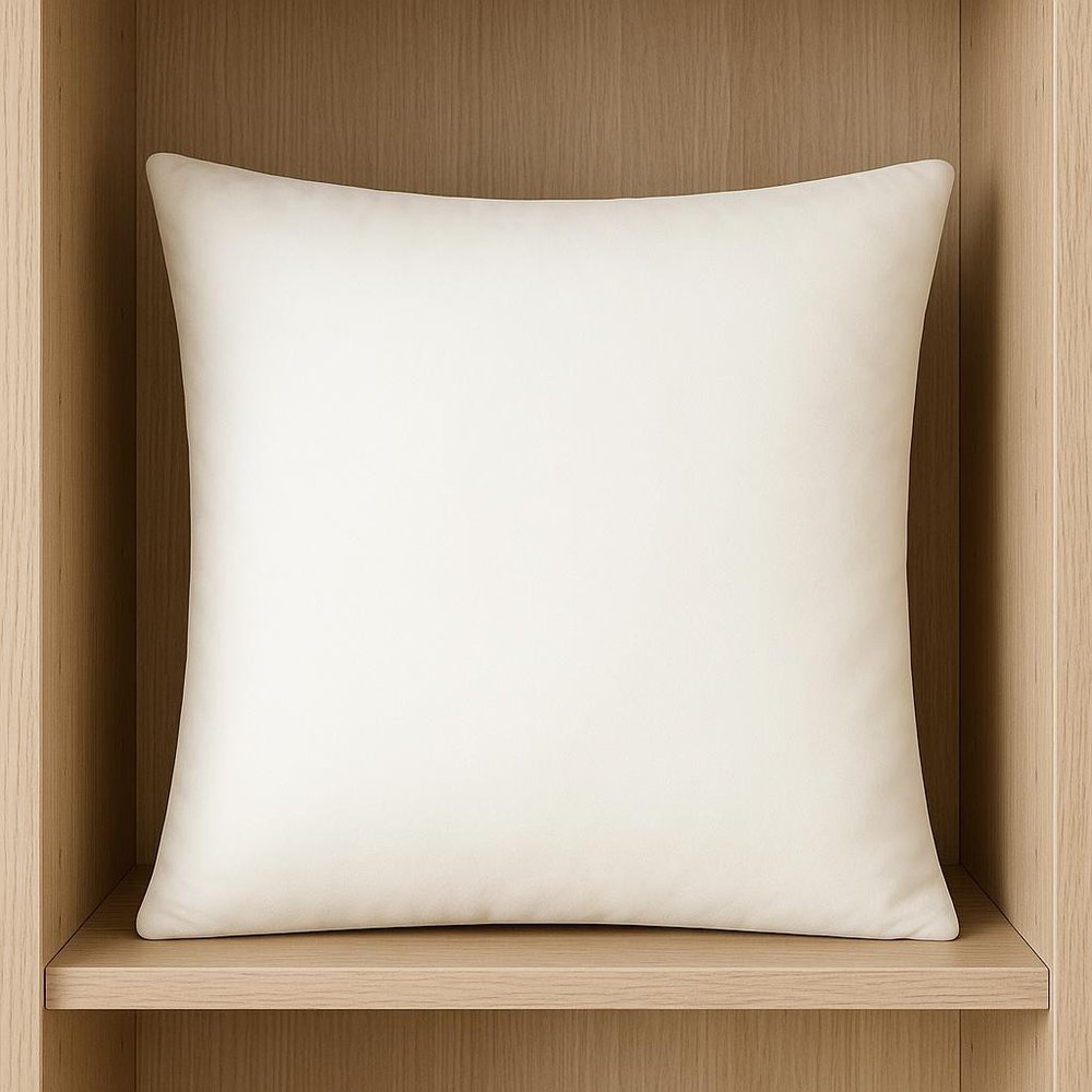 18" White Square Throw Pillow Insert