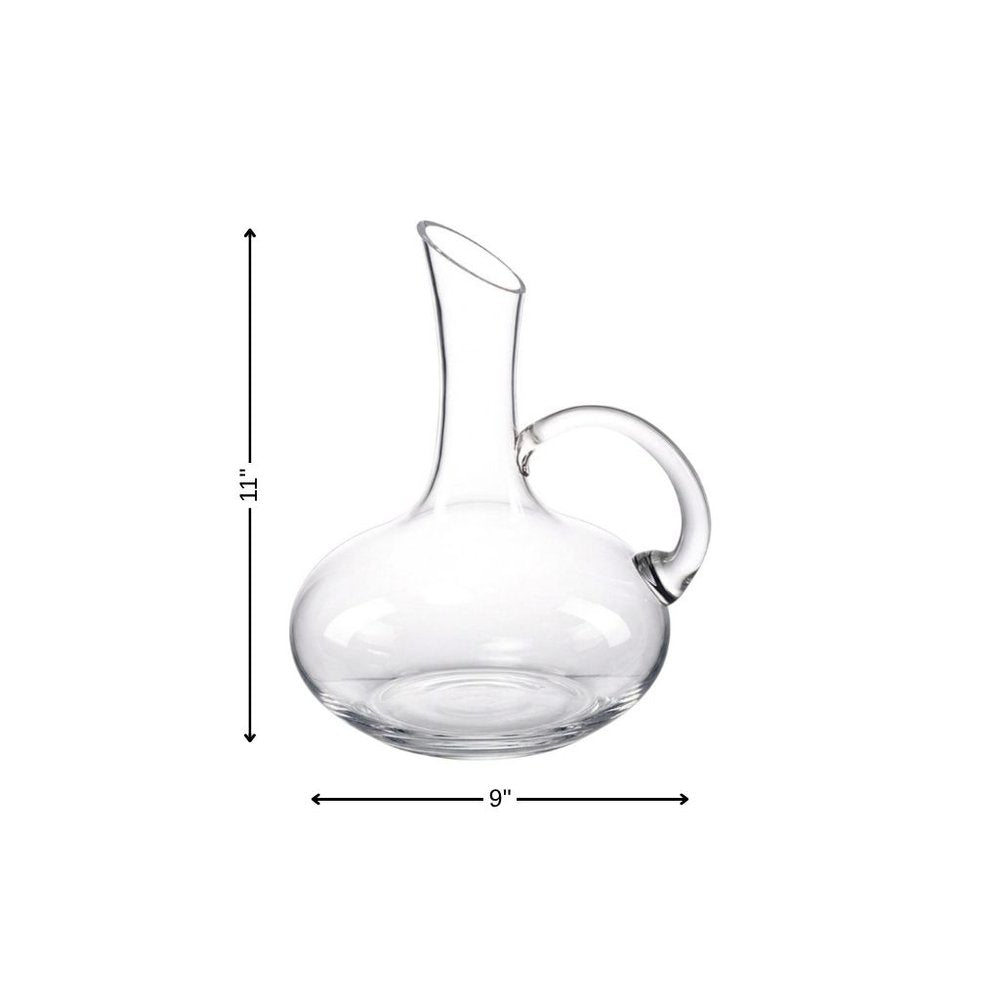 Genie Mouth Blown Lead Free Crystal Wine Carafe