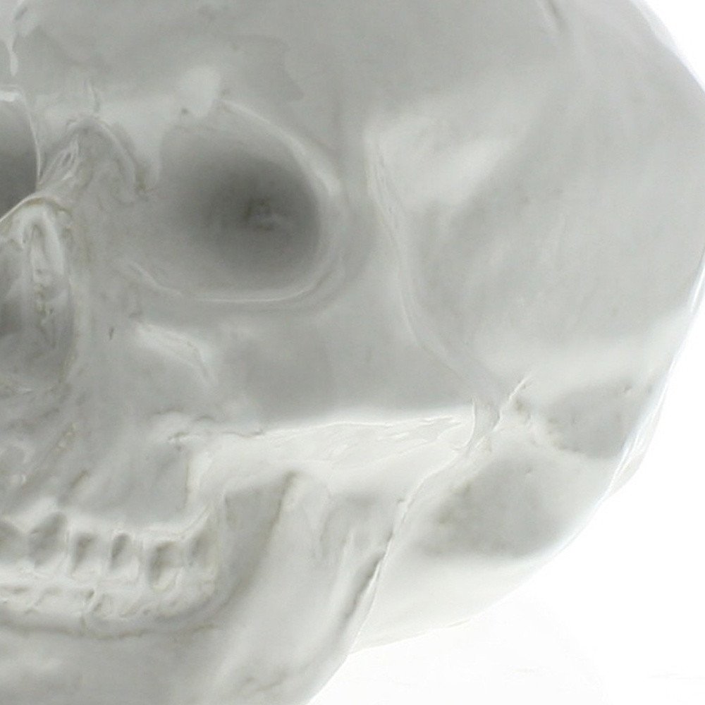 6" White Ceramic Tabletop Sculpture