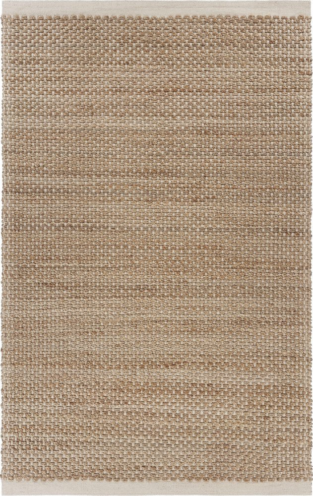 9' X 12' Tan Hand Loomed Area Rug
