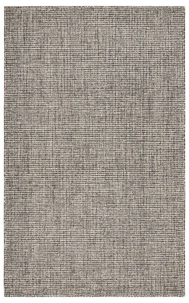 8' X 10' Gray Wool Handmade Area Rug