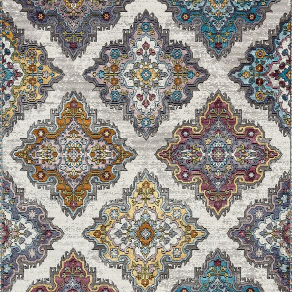 5' X 8' Blue Area Rug
