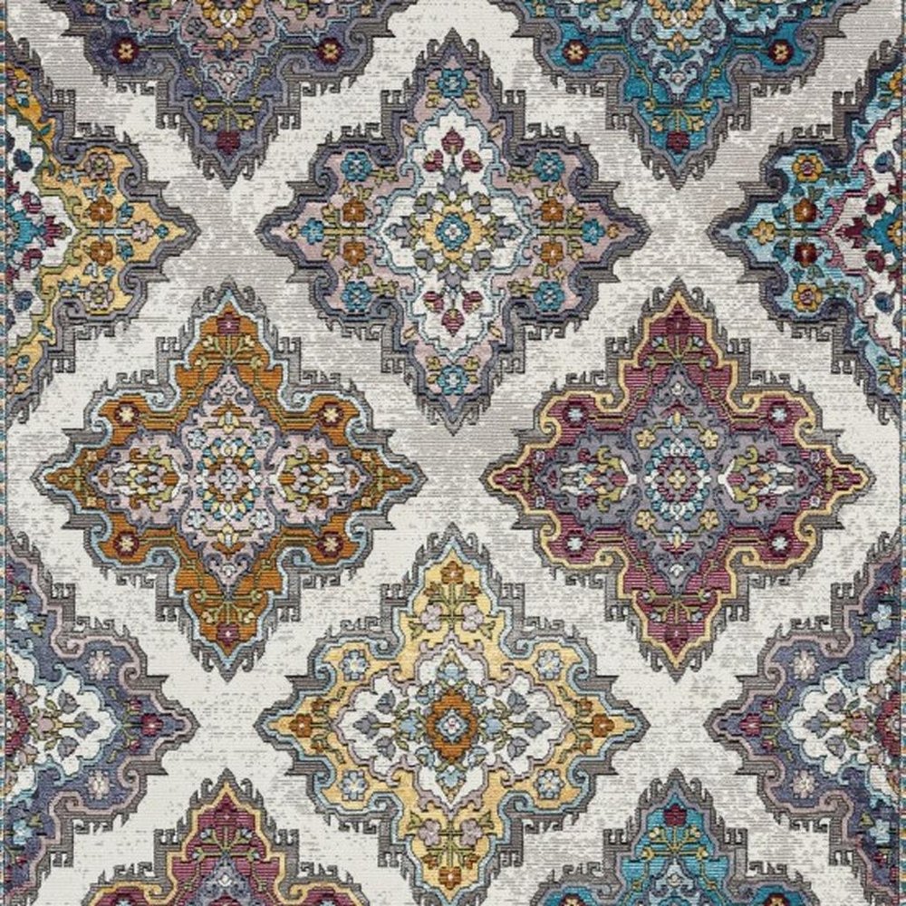 5' X 8' Blue Area Rug