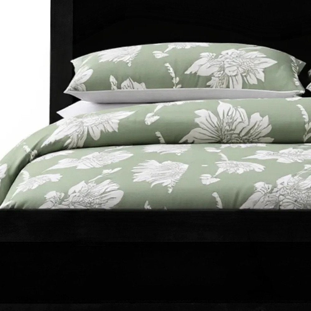 Black Inlaid Panels Solid Wood Full Bed Frame