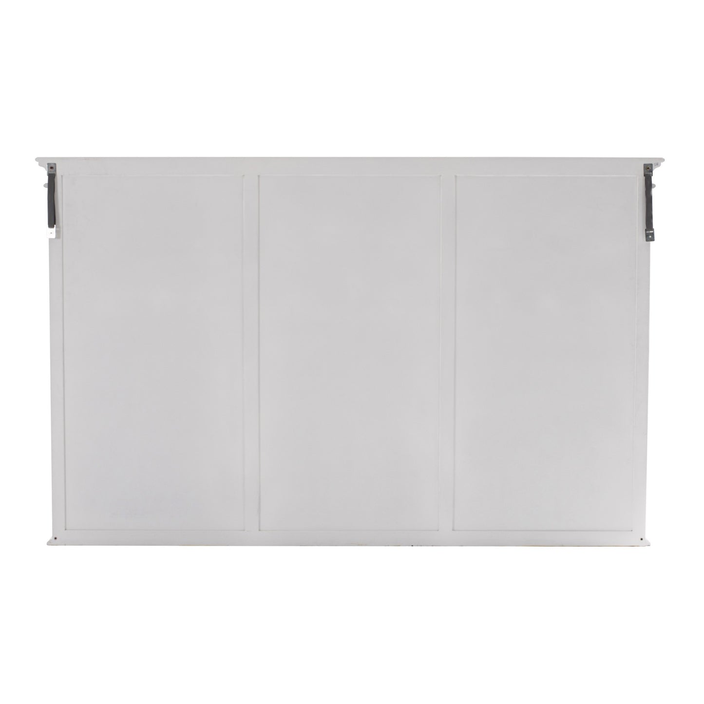 71" White Solid Wood Frame Dining Hutch With Multiple Shelves And Three Drawers