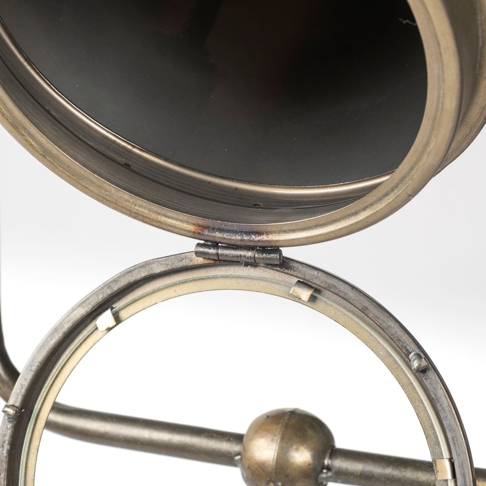 61" Gold LED Floor Lamp With Gold Metal Shade