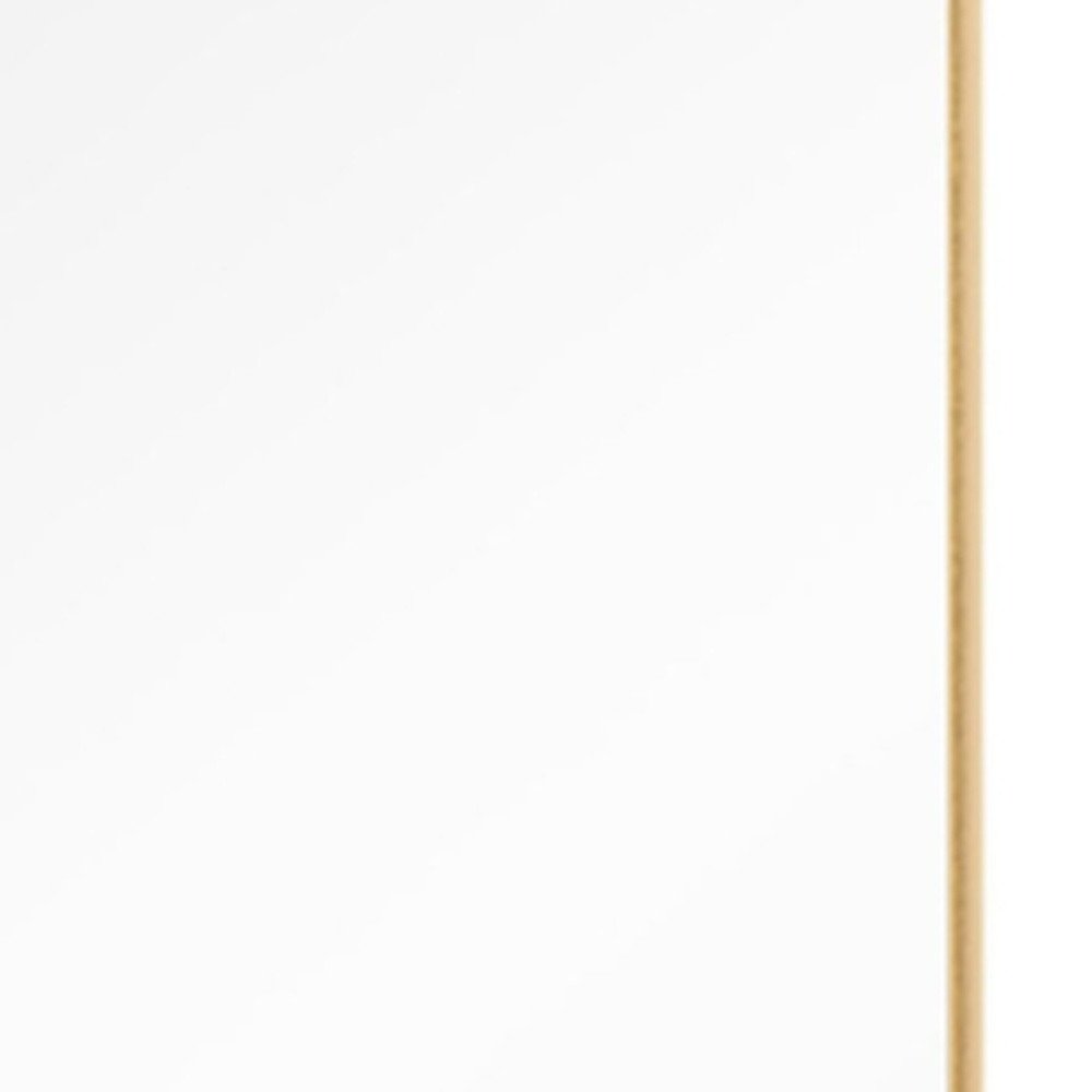 51" Gold Metal Framed Freestanding Standing Mirror