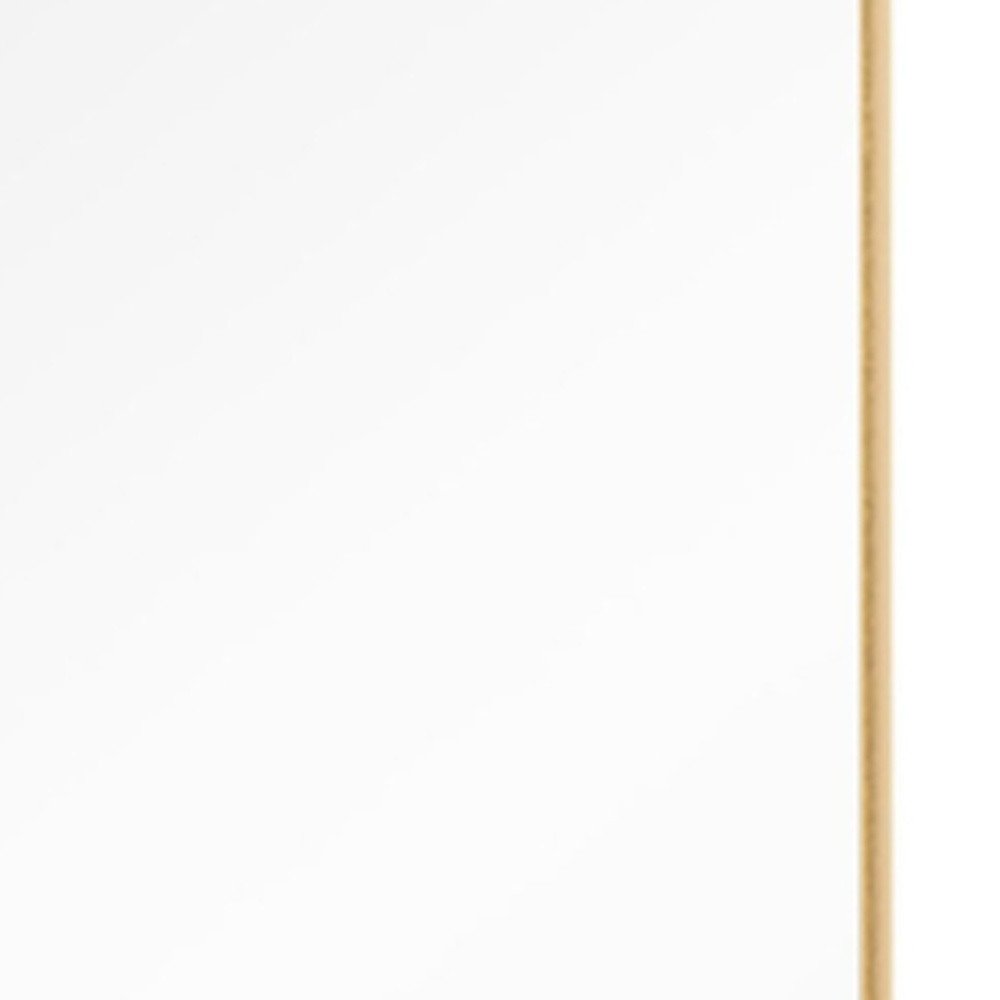 51" Gold Metal Framed Freestanding Standing Mirror