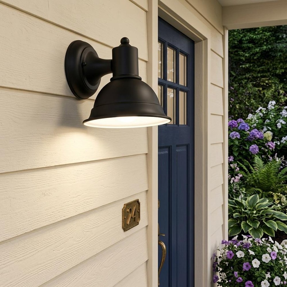 Matte Black Aluminum Wall Sconce