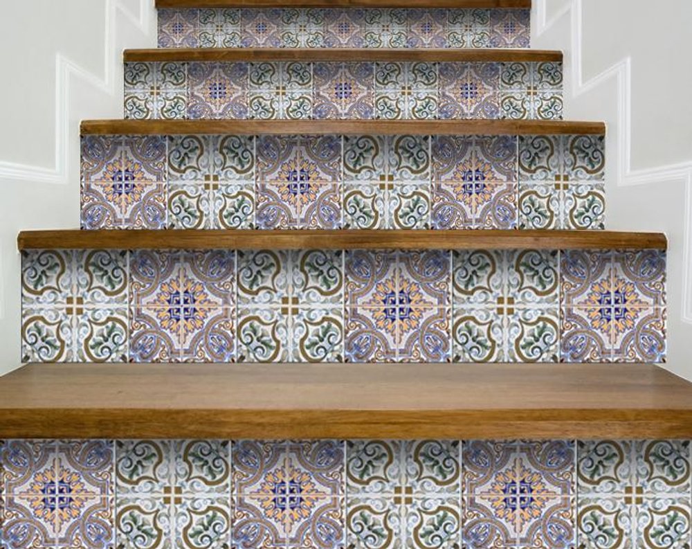 4" x 4" Green Peel And Stick Removable Tiles