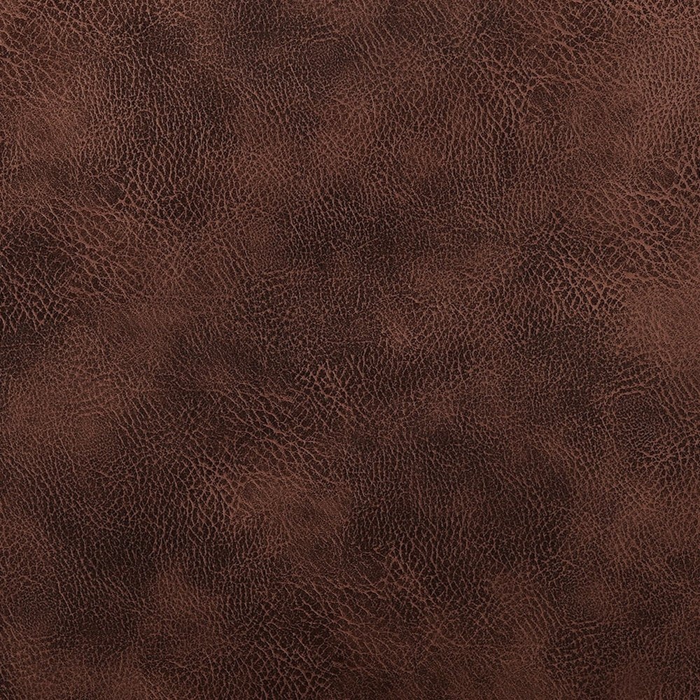 Set of Two Brown and Black Upholstered Fabric Dining Side Chairs