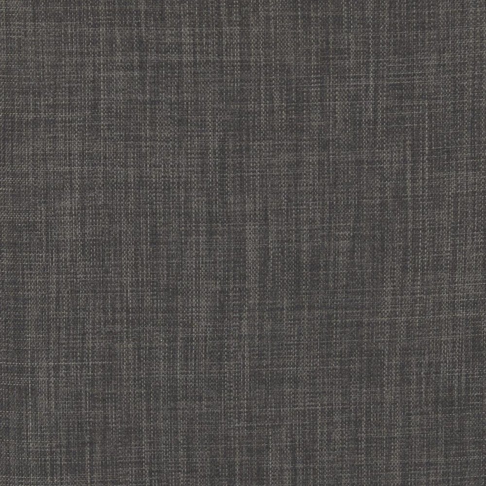 Dark Gray And Black Upholstered Fabric Dining Arm Chair