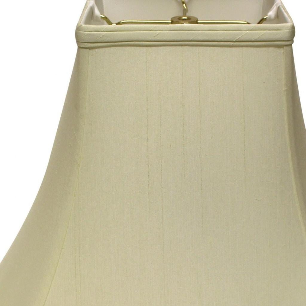 10" Ivory Premium Square Monay Shantung Lampshade