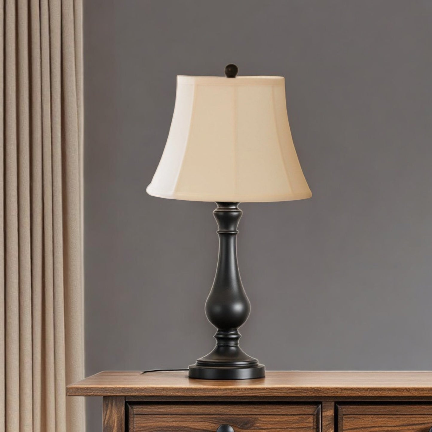 Off White Spider Bell Lamp shade 14 Bottom