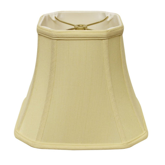 Antiqued White Monay Shantung Silk Square Lamp Shade