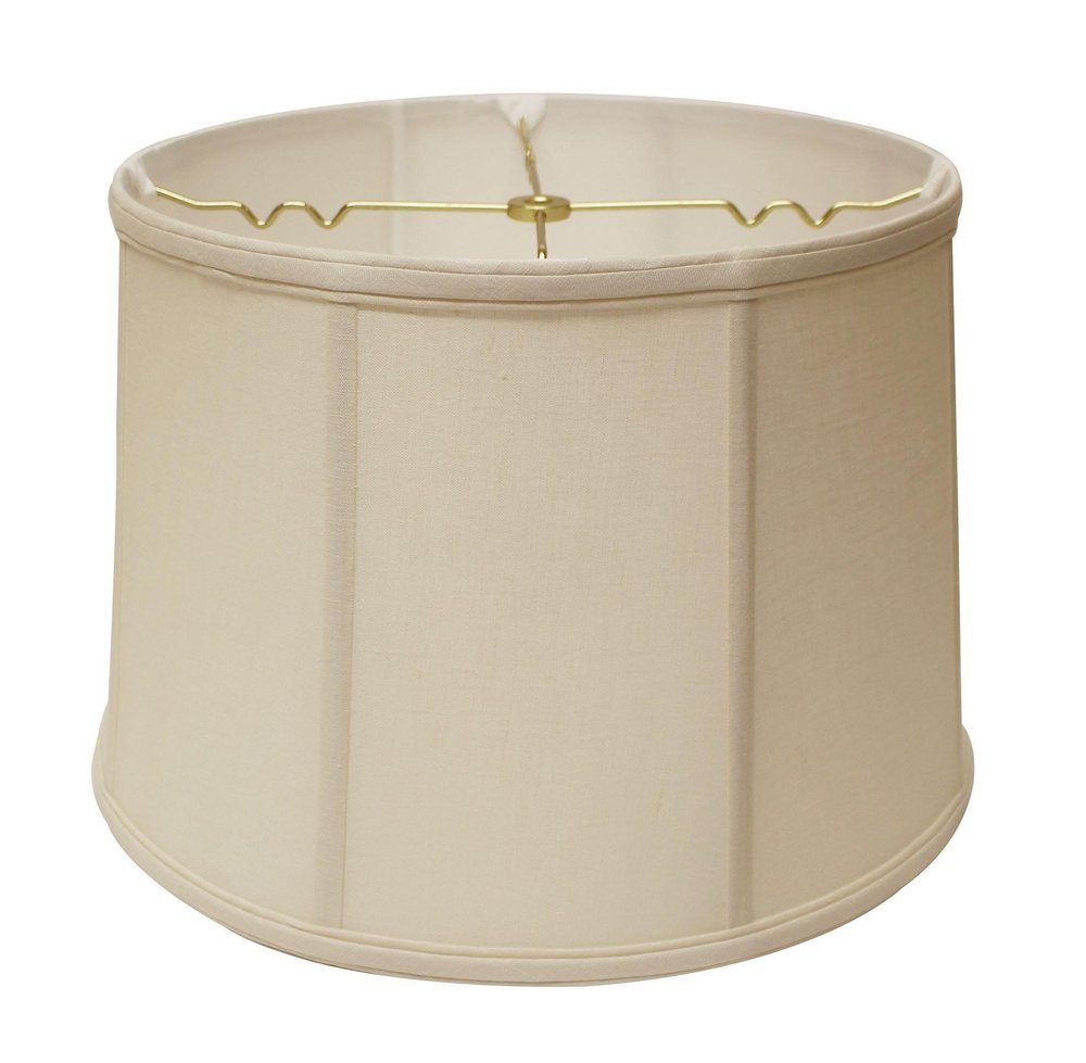 Vanilla Linen Drum Lamp Shade