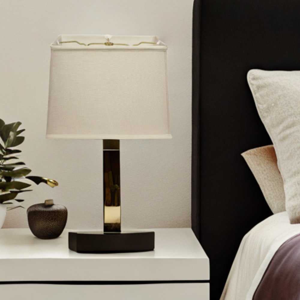 Vanilla Linen Lamp Shade