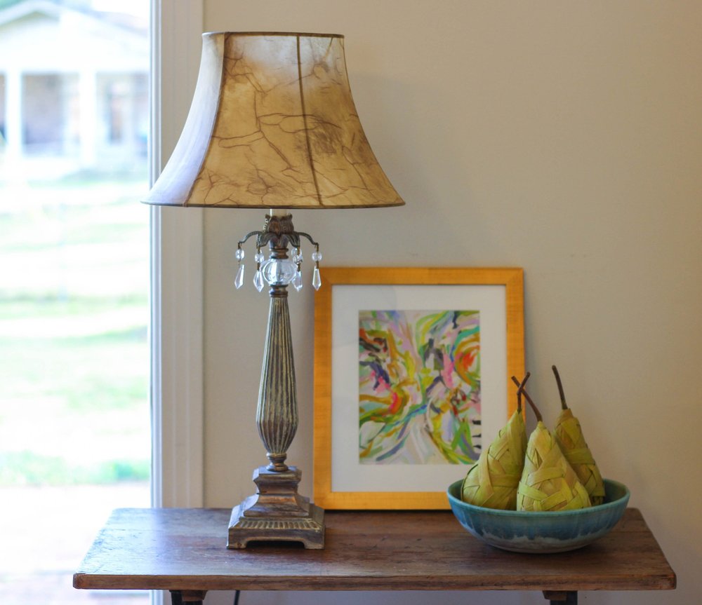 Light Yellow Parchment Bell Lamp Shade