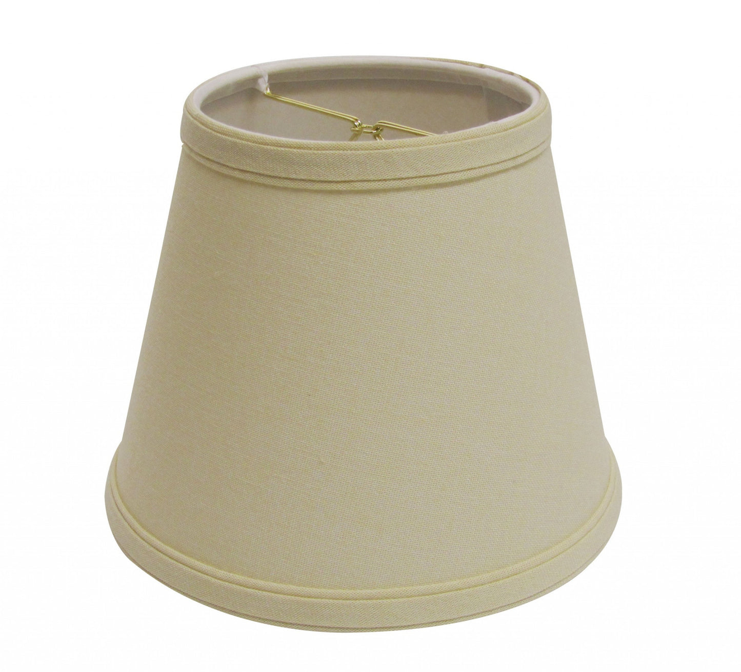 Beige Linen Empire Lamp shade 10"W Bottom