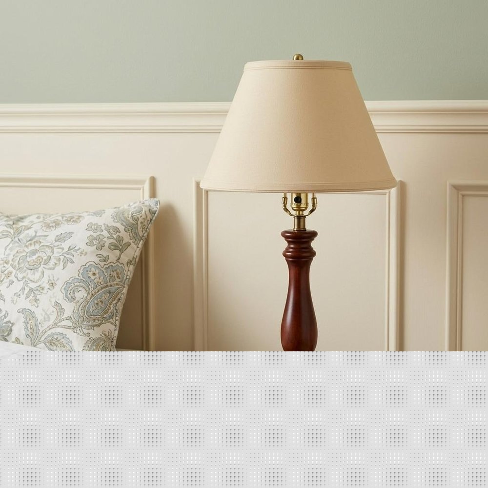 Beige Linen Empire Lamp Shade