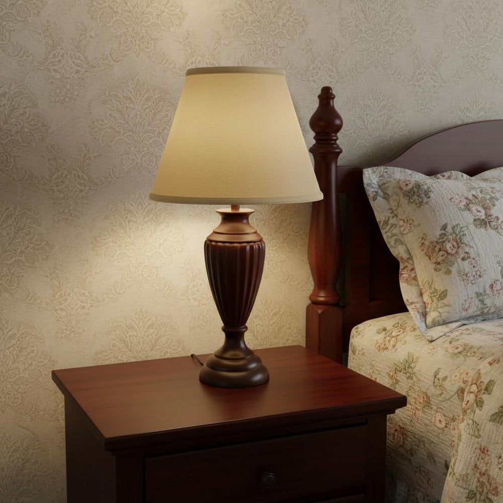 Beige Linen Empire Lamp Shade