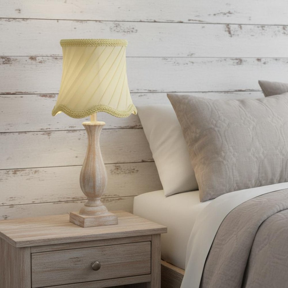 Slate Gray Silk Bell Lamp Shade