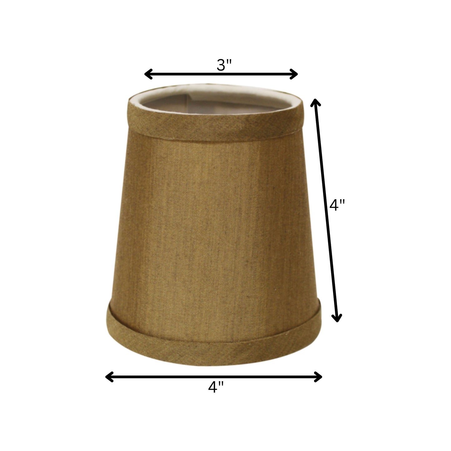 4" Laurel Set of 6 Chandelier No Slub Lampshades
