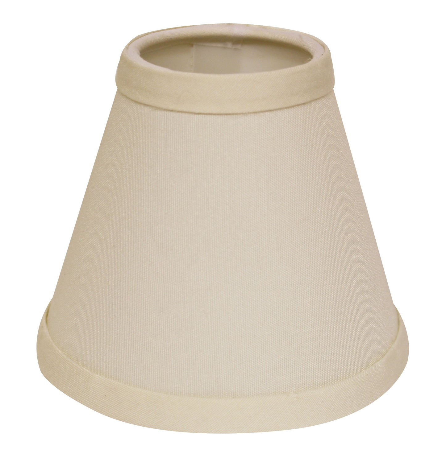 Ivory No Slub Innsbruck Empire Lamp shade 4"W Bottom