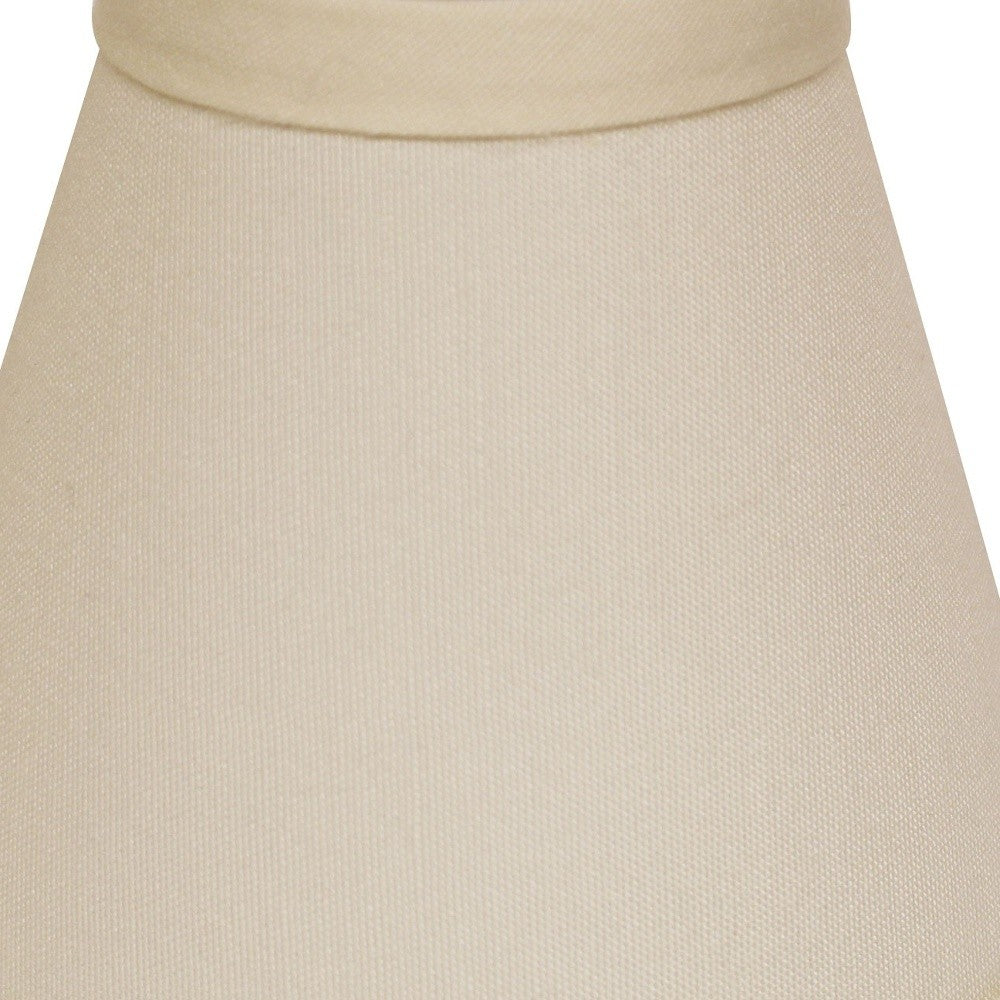 Ivory No Slub Innsbruck Empire Lamp shade 4"W Bottom