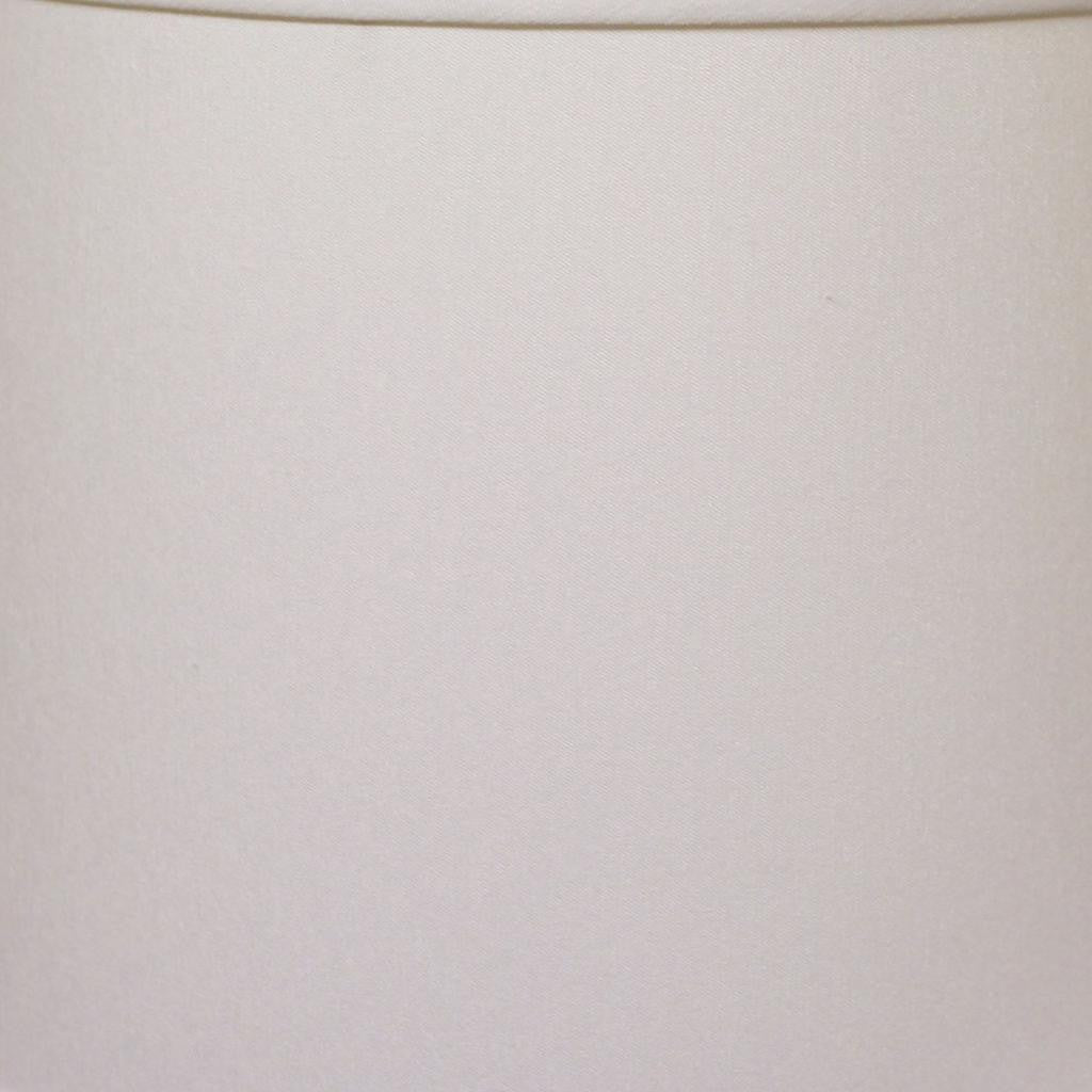 13" White Throwback Drum No Slub Lampshade