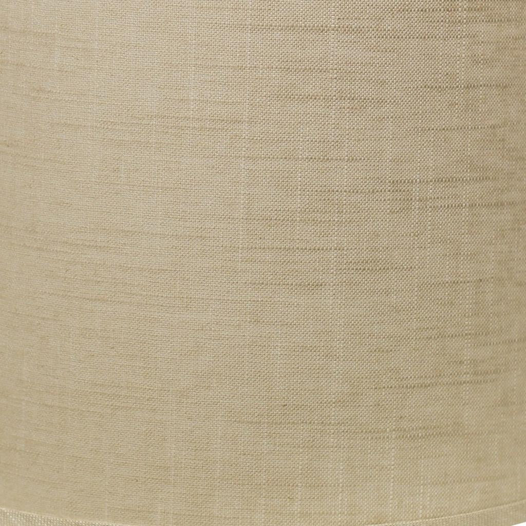 17" Light Wheat Throwback Drum Linen Lampshade