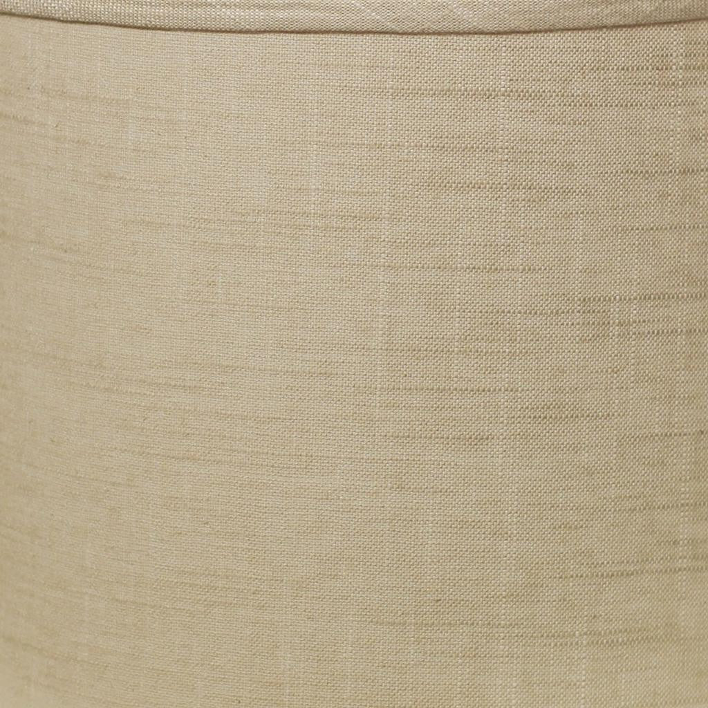 17" Light Wheat Throwback Drum Linen Lampshade