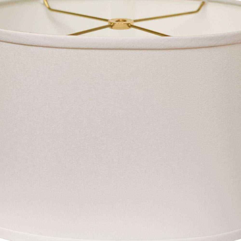 White No Slub Innsbruck Oval Lamp Shade