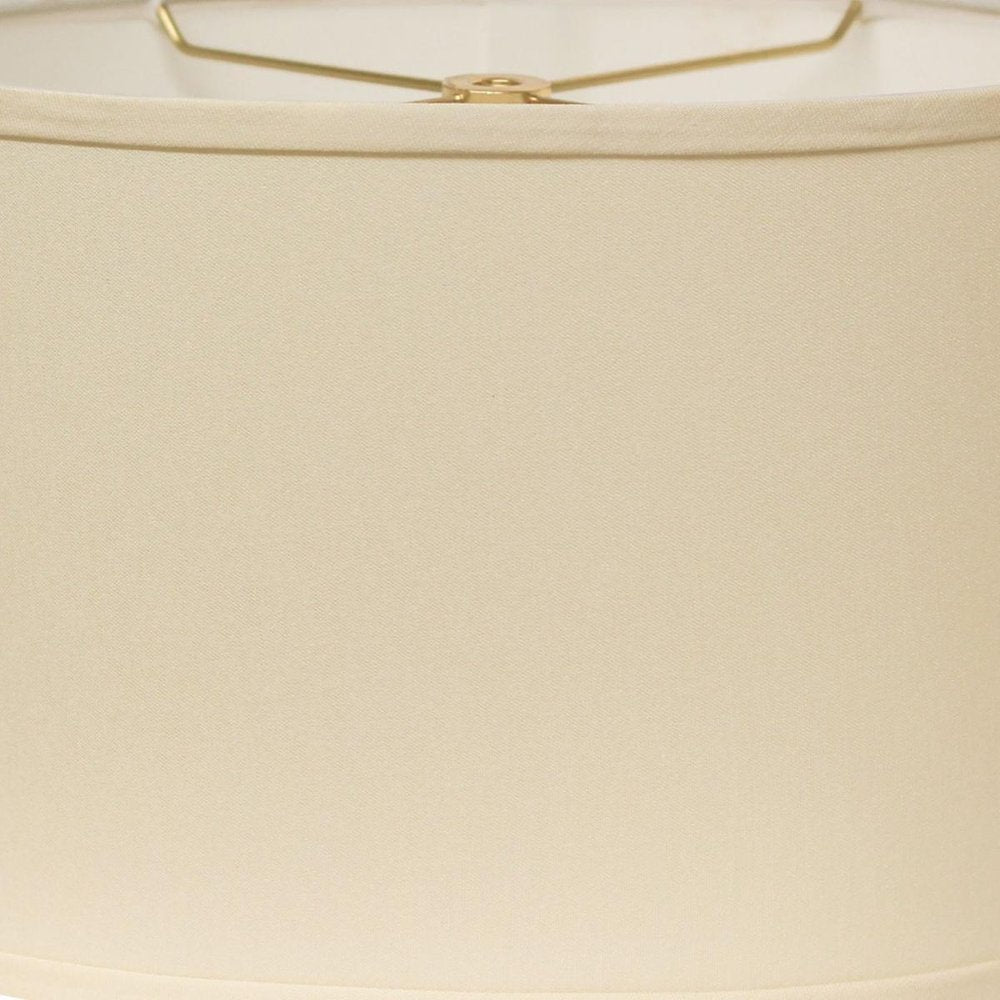 Ivory No Slub Innsbruck Oval Lamp Shade
