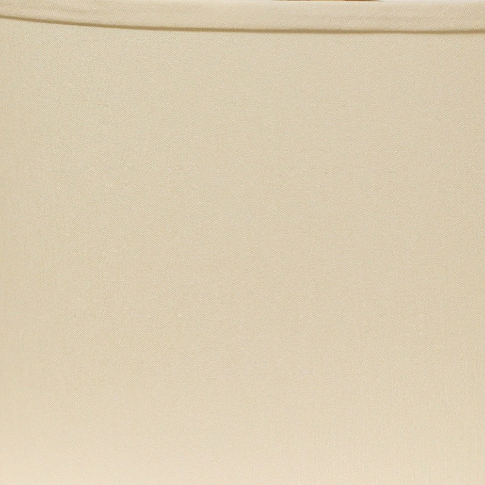 16" Ivory Throwback Oval No Slub Lampshade