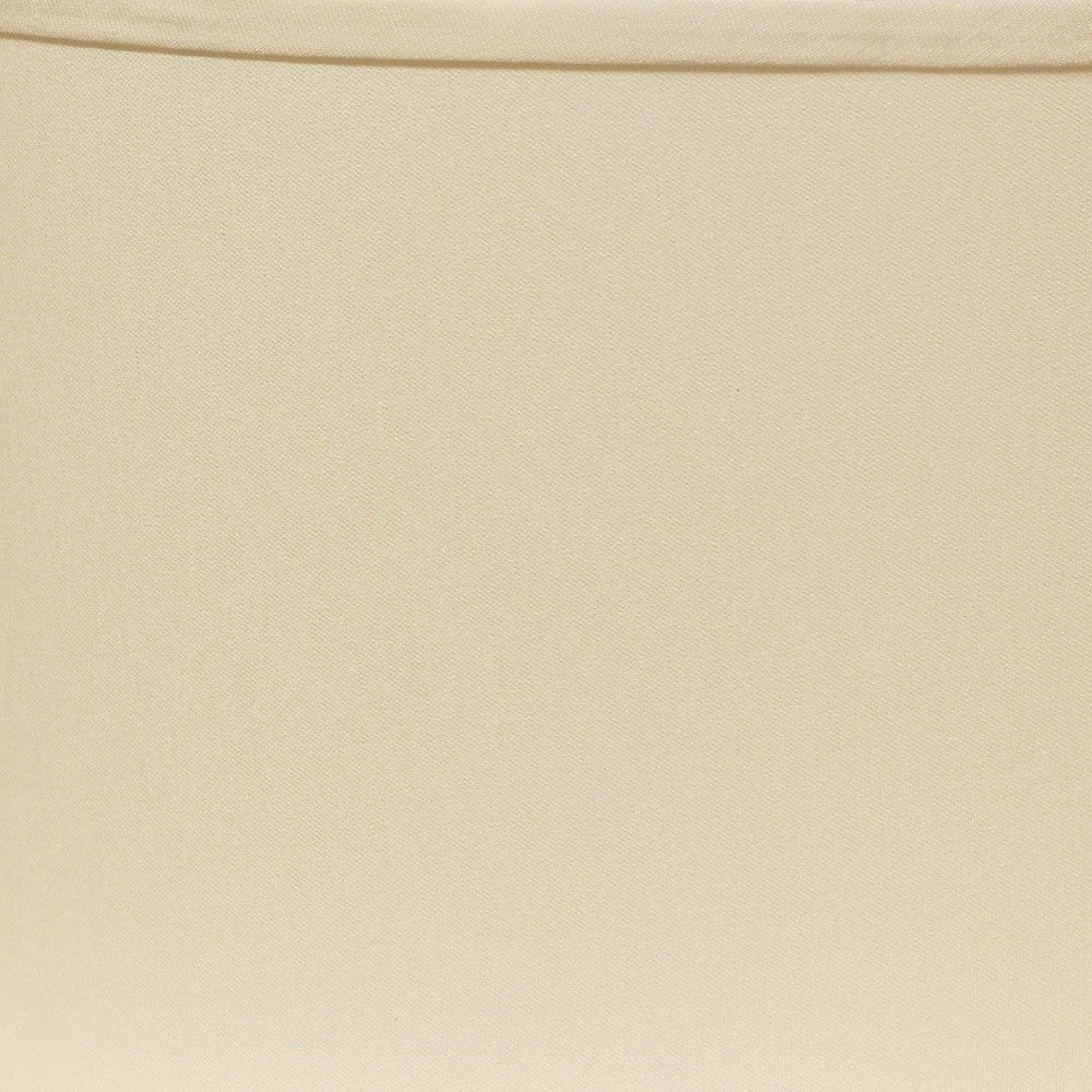 16" Ivory Throwback Oval No Slub Lampshade