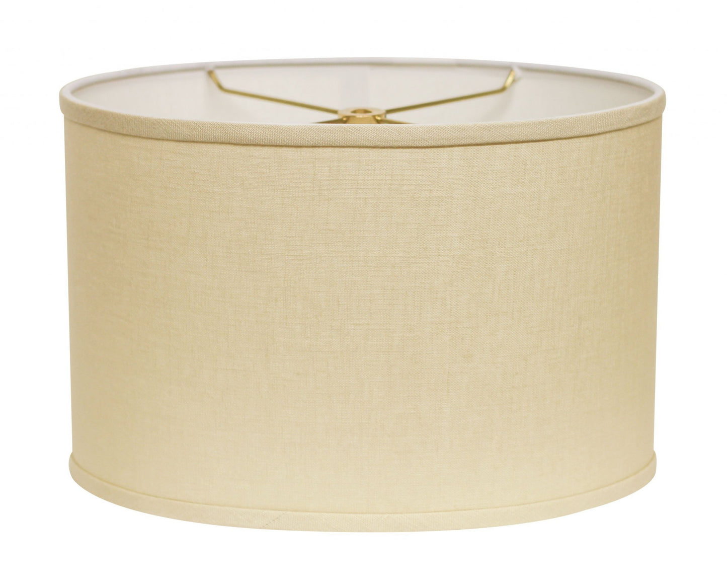 16" Dark Wheat Throwback Oval Linen Lampshade