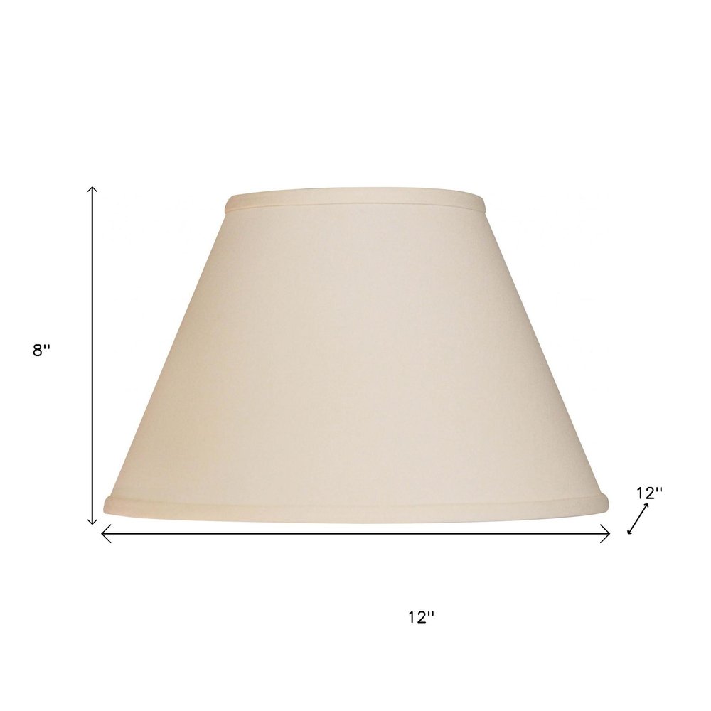 Ivory No Slub Innsbruck Empire Lamp Shade