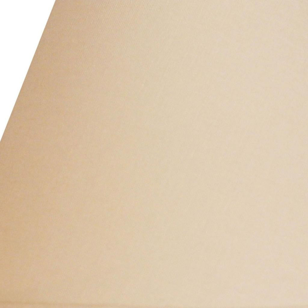 12" Parchment Biege Premium Empire Slanted Linen Lampshade