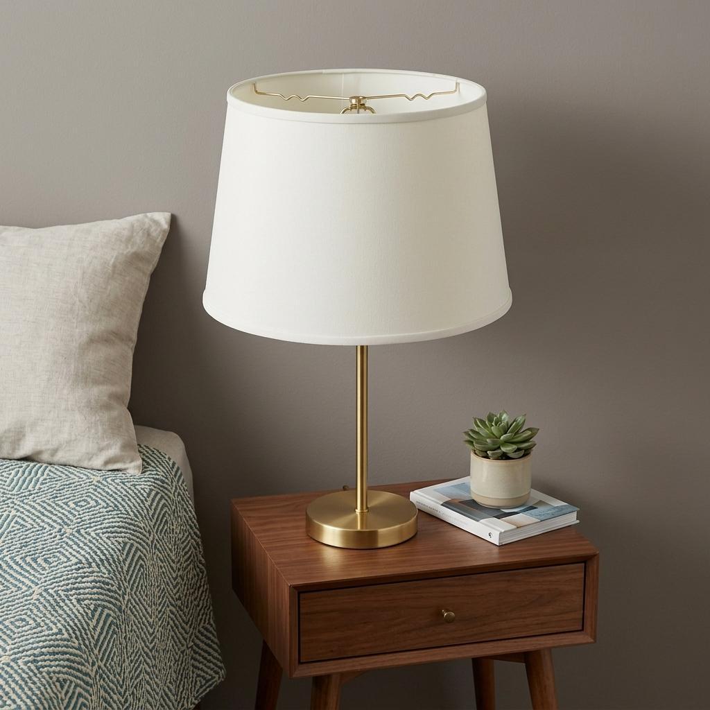 White No Slub Innsbruck Empire Lamp Shade