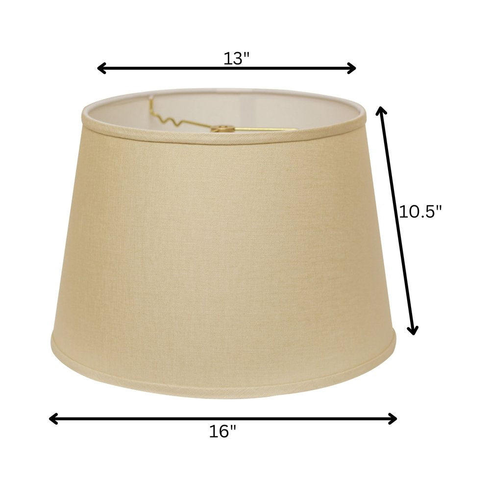 Beige Linen Empire Lamp Shade