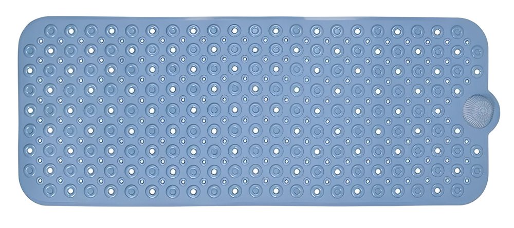 40" Blue Bubbles Non Slip Bathtub Mat