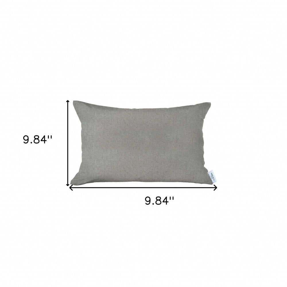 12" X 20" Beige Lumbar Throw Pillow Cover