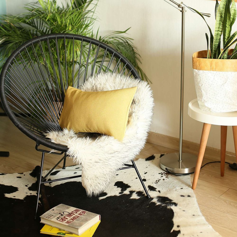12" X 20" Yellow Lumbar Throw Pillow Cover