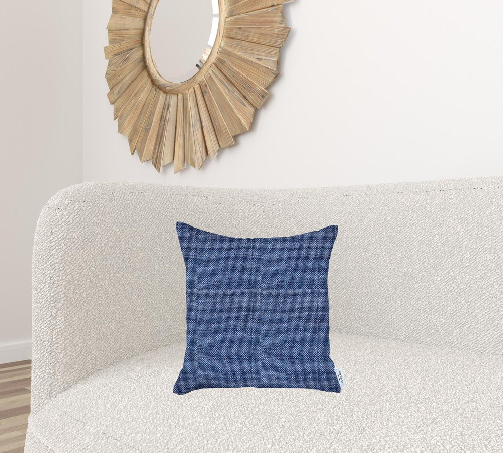 18" Blue Throw Pillow Cover