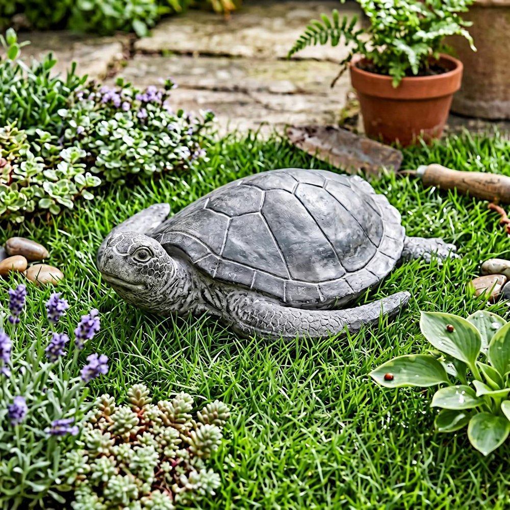 22" Sea Turtle Indoor Outdoor Statue