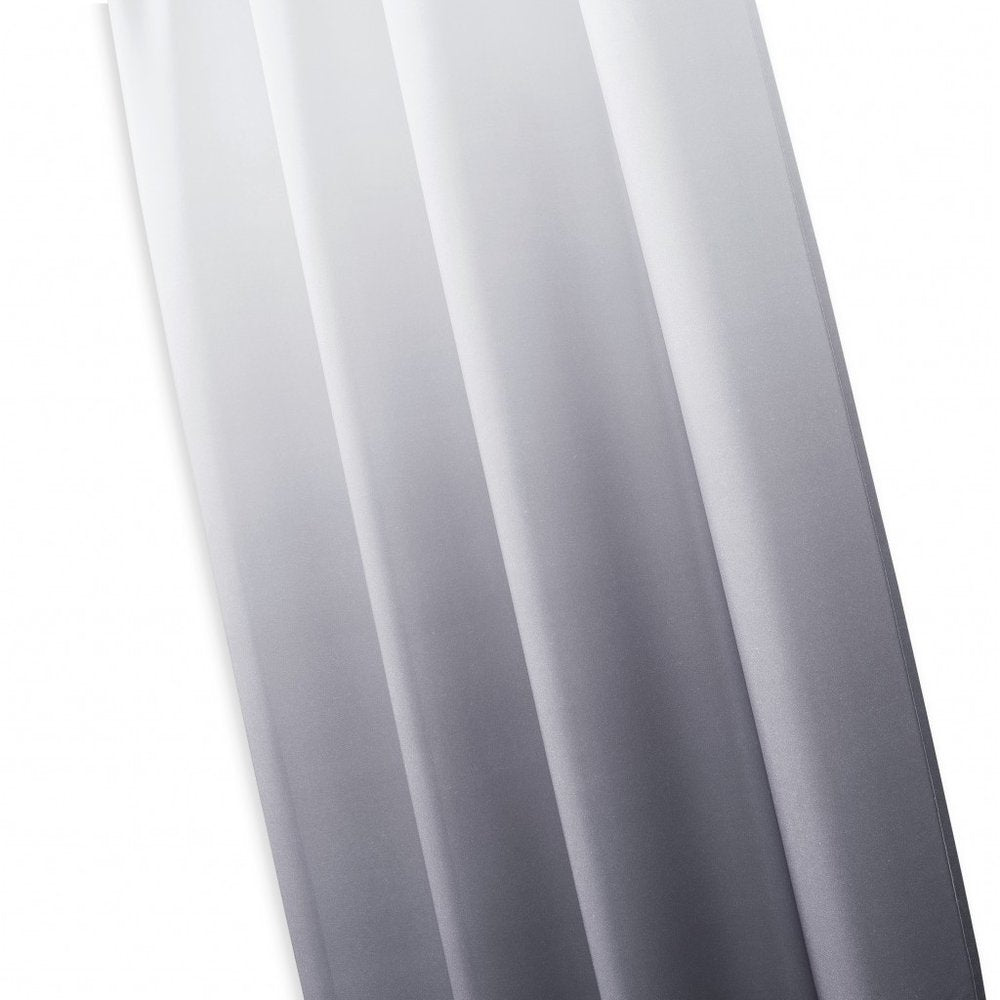 Set of Two 84" Black Ombre Shades Window Panels