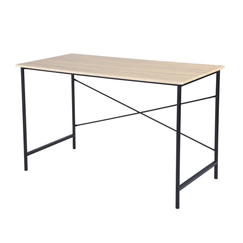 48" Brown and Black Wood Computer Desk