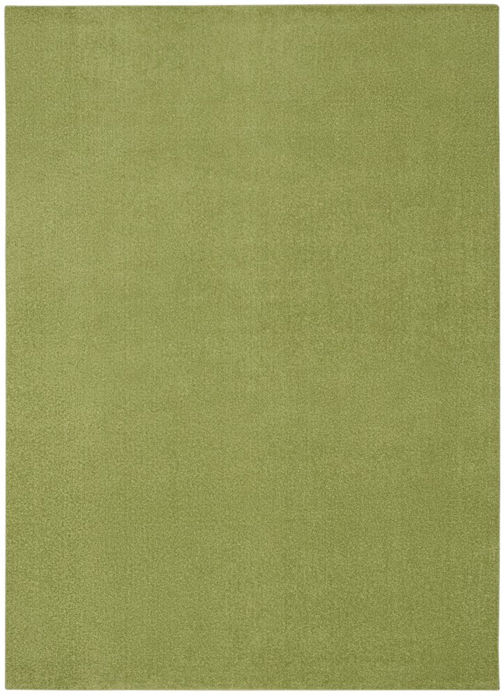 4' X 6' Green Indoor Outdoor Runner Rug