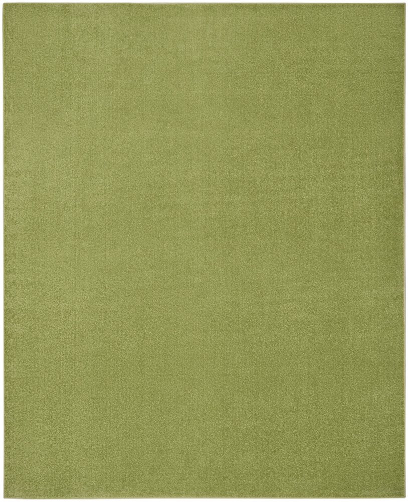 7' X 10' Green Indoor Outdoor Area Rug